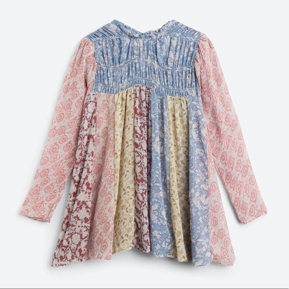 Free People Merrie Mix Print Tunic Top NWT size small - Picture 6 of 9